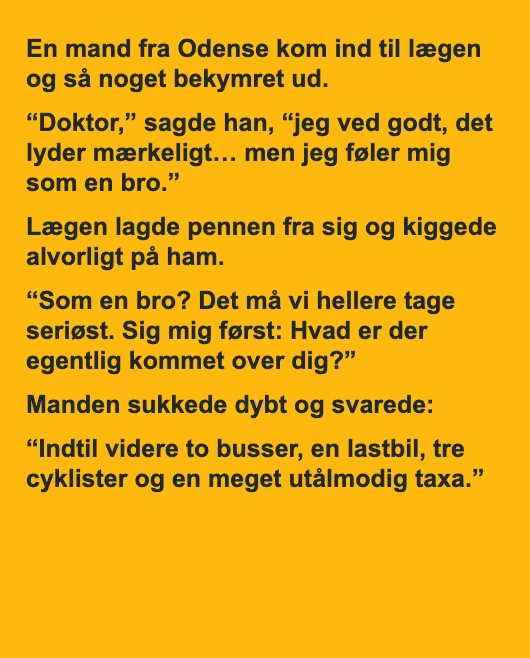 Dagens joke fra Hyggestedet.dk