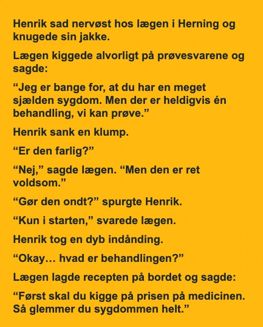 Dagens joke fra Hyggestedet.dk